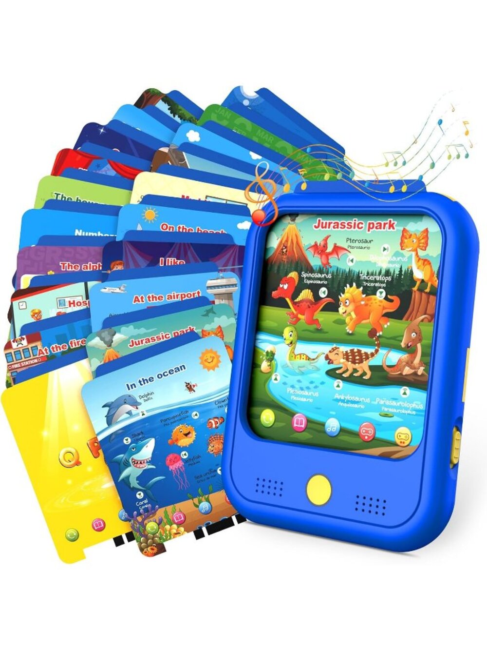 Kids Learning Tablet 2-5 Bilingual Talking Flash Cards Educational Toddler Toy